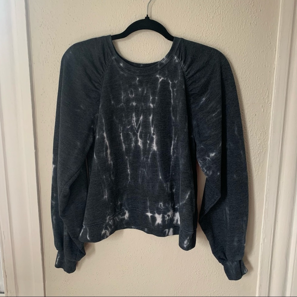 Anthropologie Gray Tie-Dye Sweatshirt - Picture 3 of 8